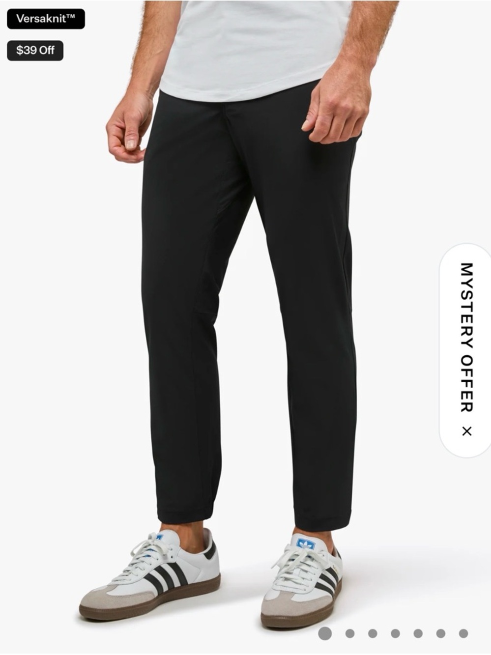 Cuts Clothing Men's Black Jogger Sweatpants